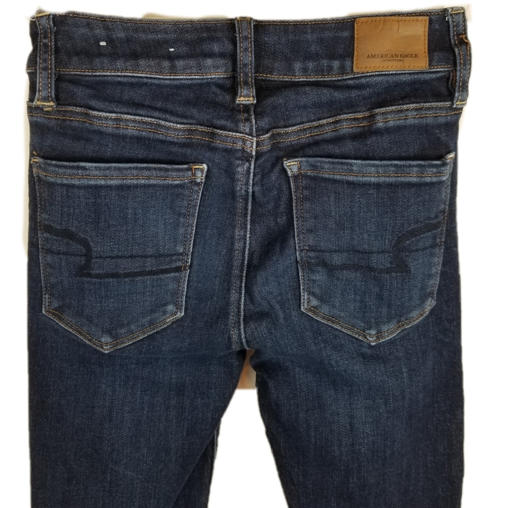 American Eagle Women Hi Rise Jegging Sz 00 Stretch